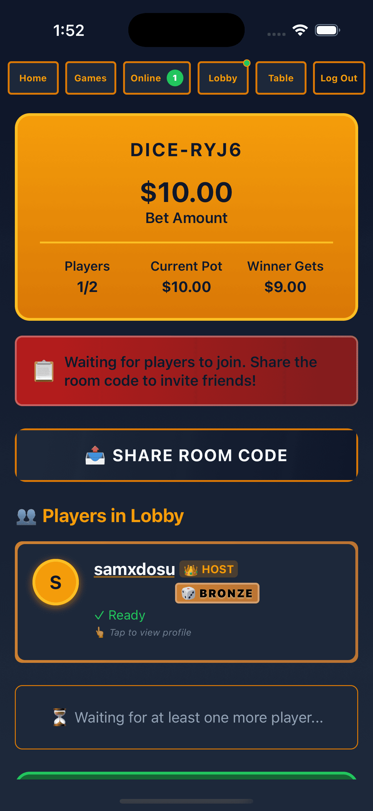 Dice Casino screenshot